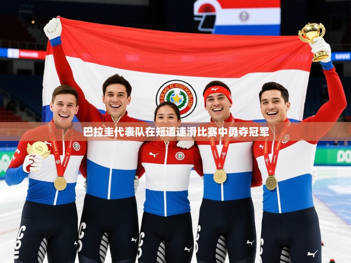 巴拉圭代表队在短道速滑比赛中勇夺冠军