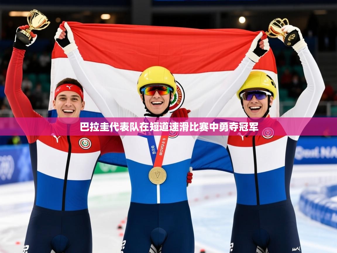 巴拉圭代表队在短道速滑比赛中勇夺冠军