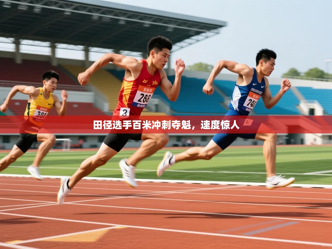 田径选手百米冲刺夺魁,速度惊人 田径选手百米冲刺夺魁,速度惊人