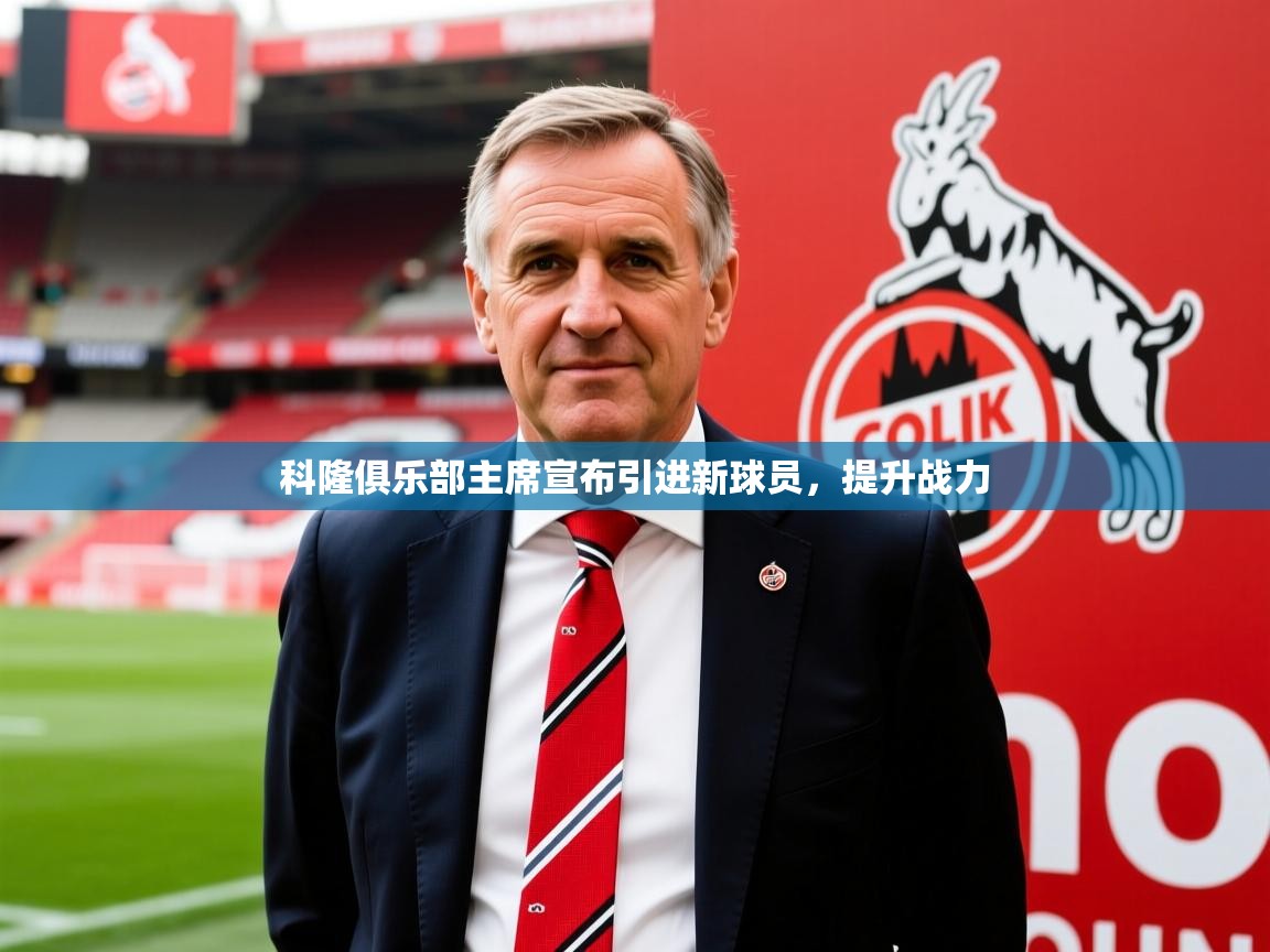 科隆俱乐部主席宣布引进新球员，提升战力
